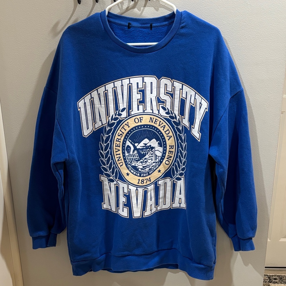 University of Nevada Blue Sweatshirt